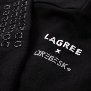 Lagree x Arebesk Grip Tops Crop (Black)